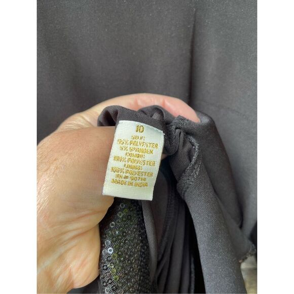 Prelude size 10 shift dress with sequin decor - Picture 5 of 6